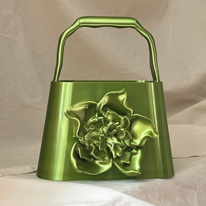 PZAEZ STUDIO BLOOM Acid Fairy sculptural 3D-printed handbag with flower form