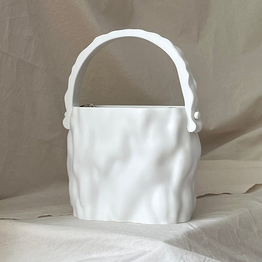 PZAEZ STUDIO MELT Whipped Cream sculptural 3D-printed handbag