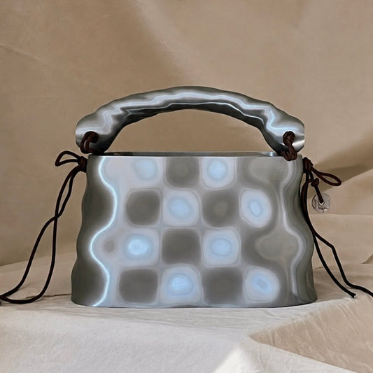 PZAEZ STUDIO MONUMENT sculptural 3D-printed handbag with vertical form